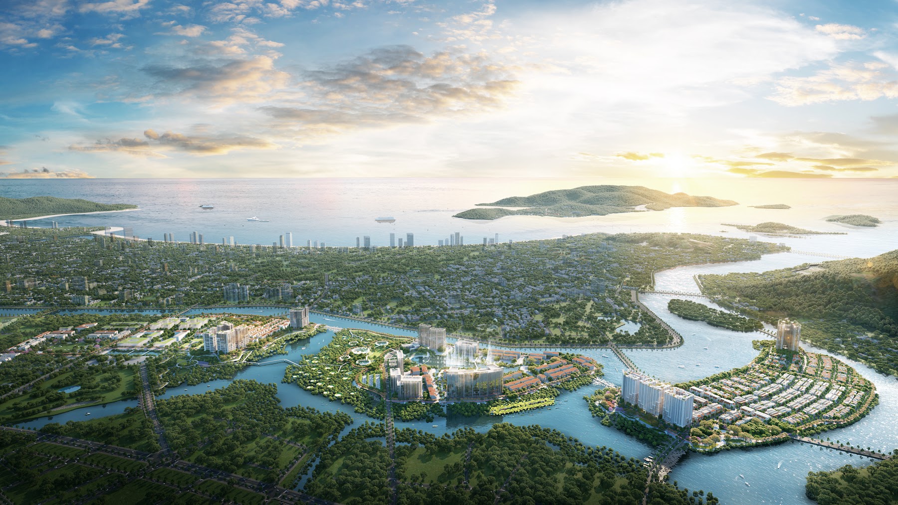 Toàn cảnh Charmora City giữa sông và núi